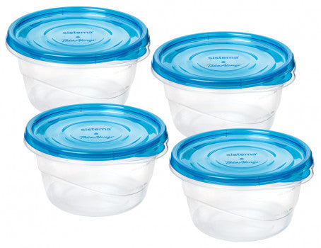 sistema takealongs small bowl pack of 4 - 760ml
